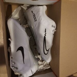Nike React Women's White and Black Cleats